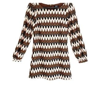 Embroidered Long Sleeve Dress